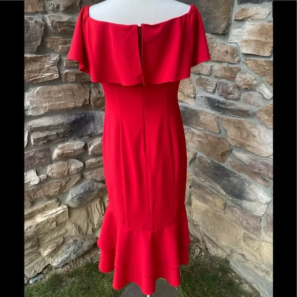 Boston Proper Red Maxi Dress - Picture 6 of 16
